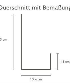 Querschnitt Jagd-Schluesselboard-mit-Ablage