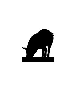 Motivleisten Stecker Schwein äsend
