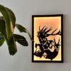 Jagdbild Wandbild aus Metall