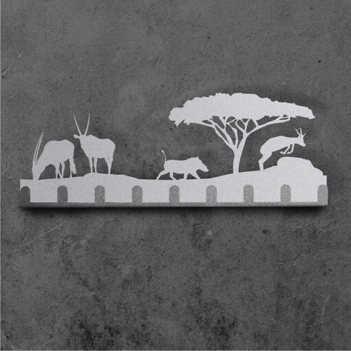 Schlüsselboard / Garderobe Afrika
