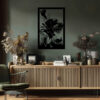 Jagdbild Wandbild aus Metall