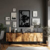Jagdbild Wandbild aus Metall