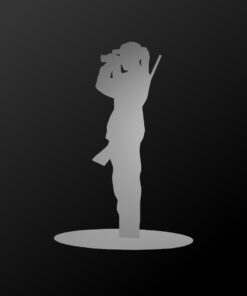 Jagdfigur Aufsteller Jägerin