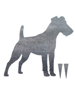 Gartenstecker Foxterrier