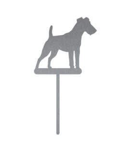 Blumenstecker Fox Terrier Drahthaar