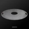 Feuerplatte / Grillplatte 800 mm Durchmesser mit Griffen