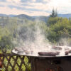 Feuerplatte / Grillplatte 800 mm Durchmesser mit Griffen